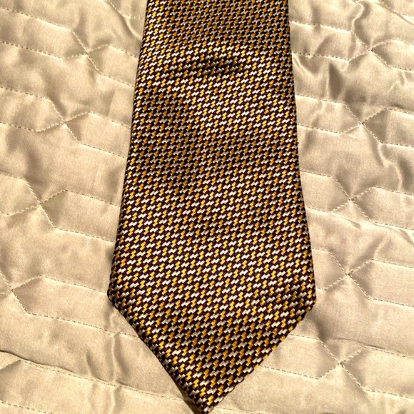 ERMENEgildoZEGNA silk tie. Made in Italy. - Picture 3 of 7